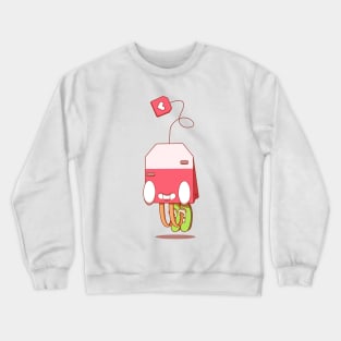 Bad Morning Tea Bag Crewneck Sweatshirt